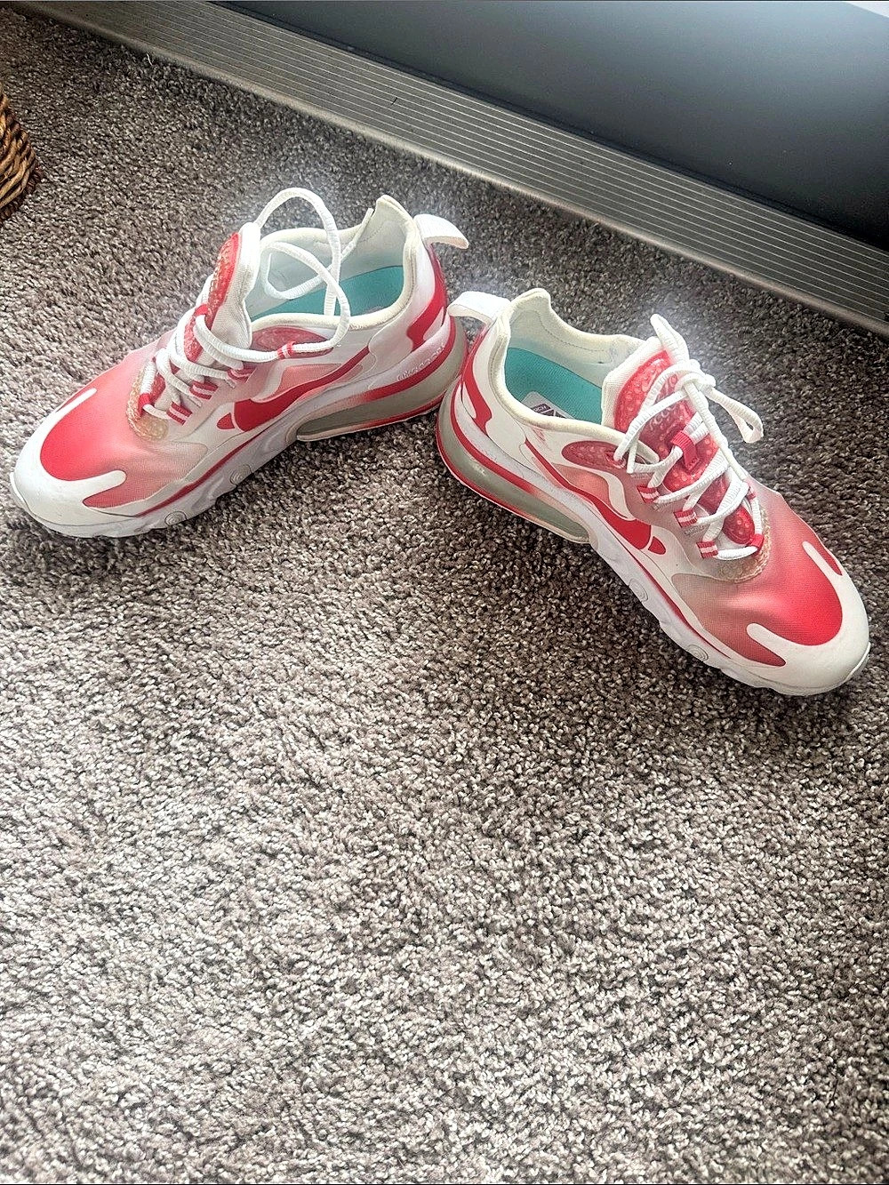 Brooks Pink & White Athletic Shoes